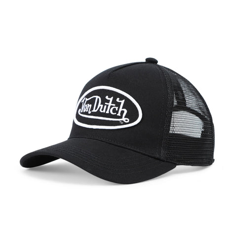 Von Dutch Kids Classic Trucker Hat - Black & White 51
