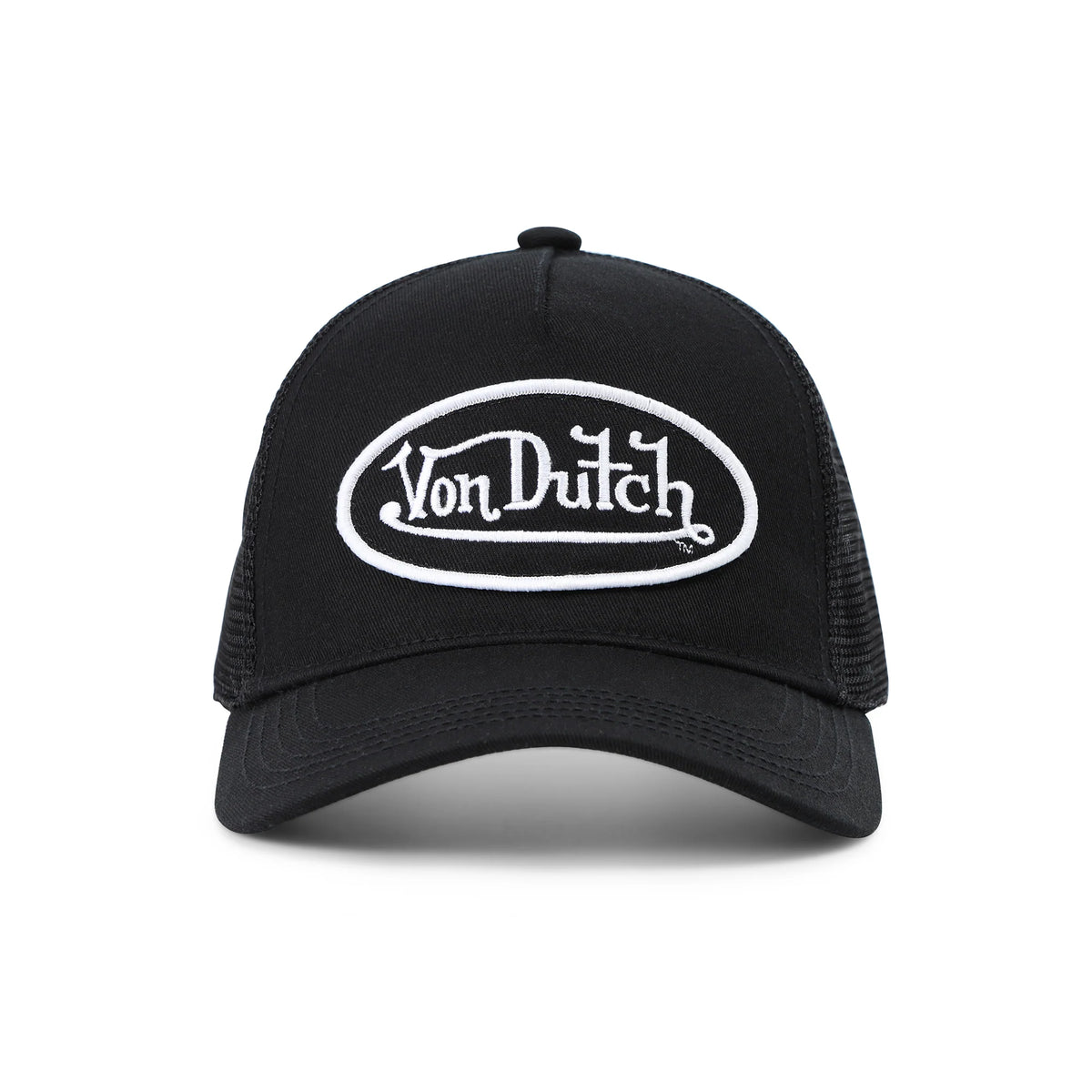 Von Dutch Kids Classic Trucker Hat - Black & White 51