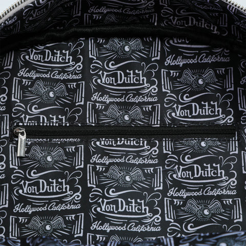 Von Dutch Red & White Duffle Bowling Bag