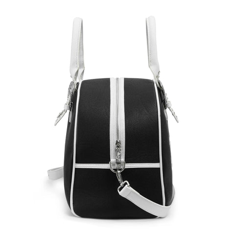 Von Dutch Classic Black & White Duffle Bowling Bag