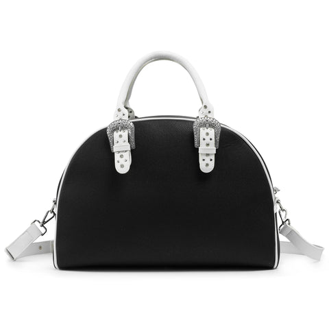 Von Dutch Classic Black & White Duffle Bowling Bag