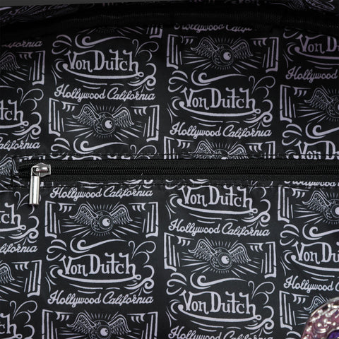 Von Dutch Pink & Purple Duffle Bowling Bag