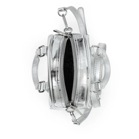 Von Dutch Mini Bowling Bag - Silver Foil Reflective