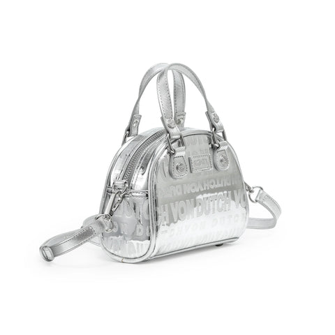 Von Dutch Mini Bowling Bag - Silver Foil Reflective