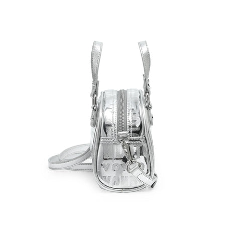 Von Dutch Mini Bowling Bag - Silver Foil Reflective