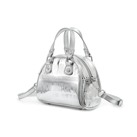 Von Dutch Mini Bowling Bag - Silver Foil Reflective