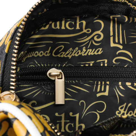 Von Dutch Mini Bowling Bag - Orange Cheetah