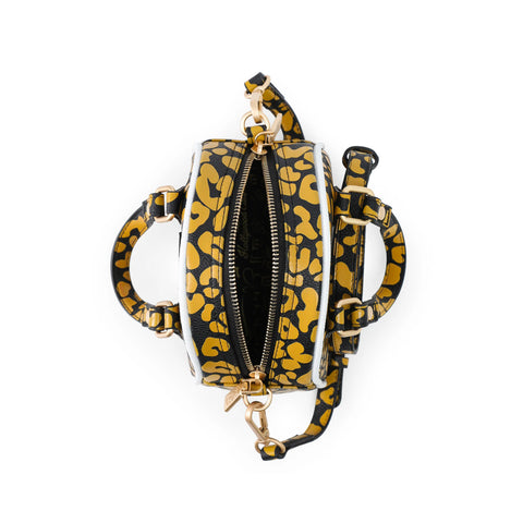 Von Dutch Mini Bowling Bag - Orange Cheetah