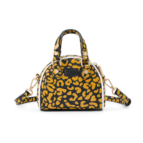 Von Dutch Mini Bowling Bag - Orange Cheetah