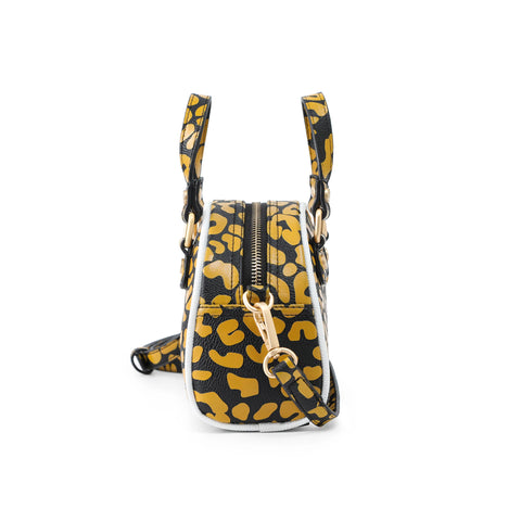 Von Dutch Mini Bowling Bag - Orange Cheetah