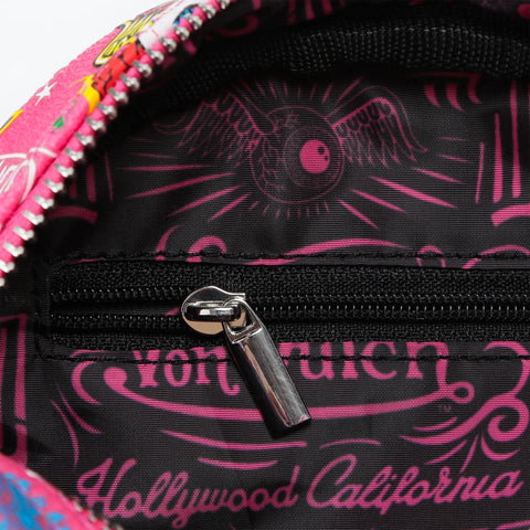 Von Dutch Mini Bowling Bag - Hot Pink Jax