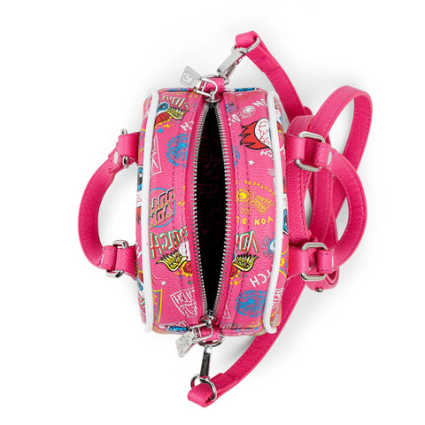 Von Dutch Mini Bowling Bag - Hot Pink Jax