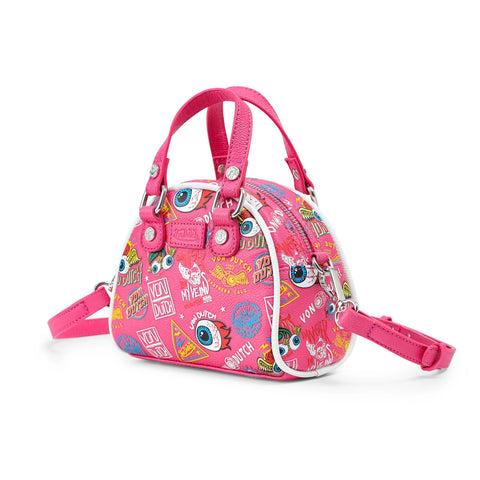 Von Dutch Mini Bowling Bag - Hot Pink Jax