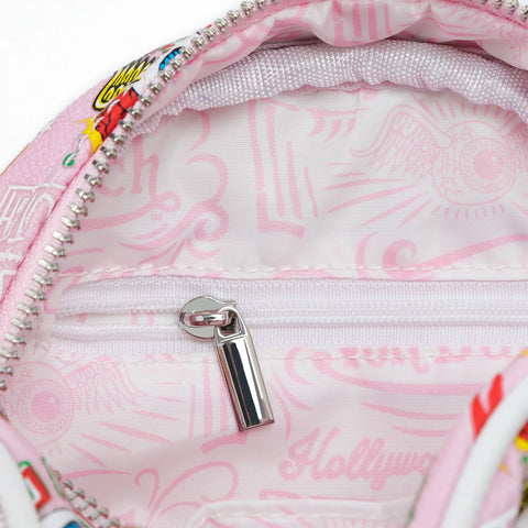 Von Dutch Mini Bowling Bag - Light Pink Jax