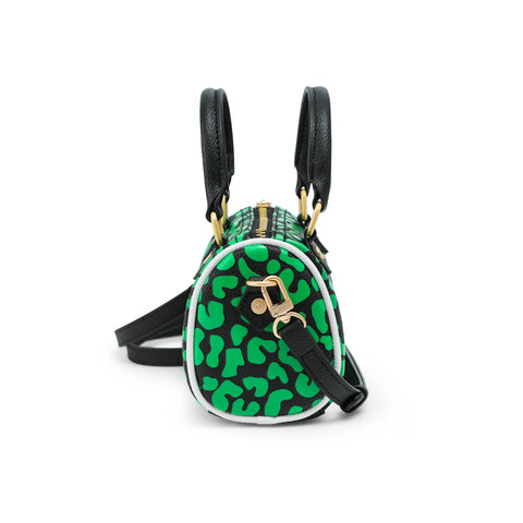 Von Dutch Hanna Bag - Lime Green Cheetah