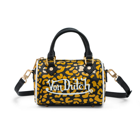 Von Dutch Hanna Bag - Orange Cheetah