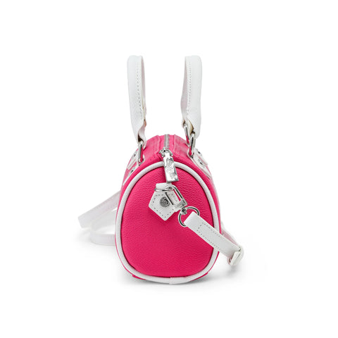 Von Dutch Core Hanna Bag - Hot Pink & White