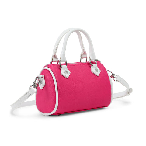 Von Dutch Core Hanna Bag - Hot Pink & White