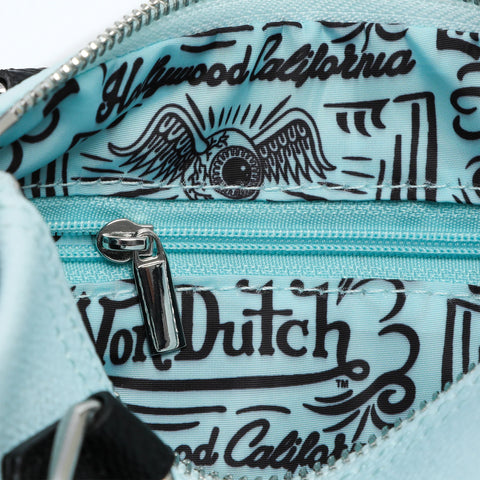Von Dutch Core Hanna Bag - Turquoise & Black