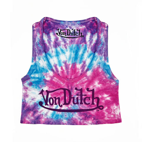 Von Dutch Classic Women's Tie-Dye Crop Tank