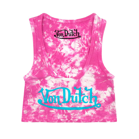 Von Dutch Classic Women's Tie-Dye Crop Tank