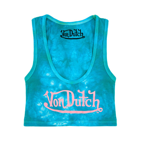 Von Dutch Classic Women's Tie-Dye Crop Tank