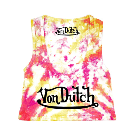 Von Dutch Classic Women's Tie-Dye Crop Tank