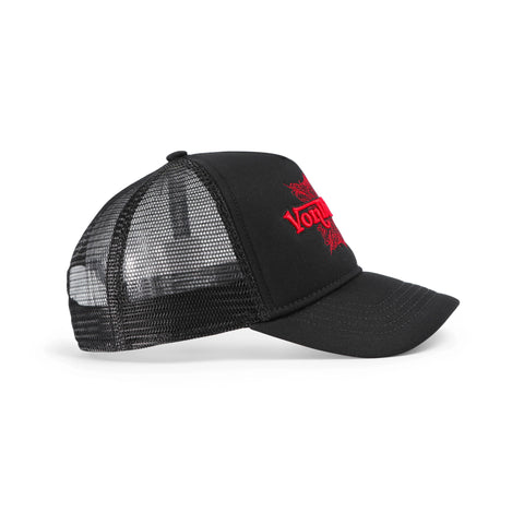 Von Dutch Foam Chopper Trucker Hat - Black & Red