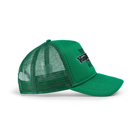 Von Dutch Foam Chopper Trucker Hat - Forest Green