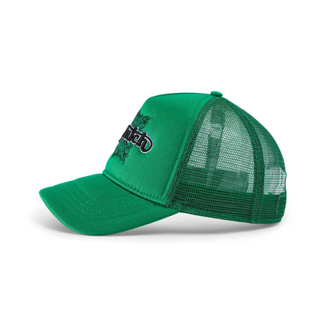 Von Dutch Foam Chopper Trucker Hat - Forest Green