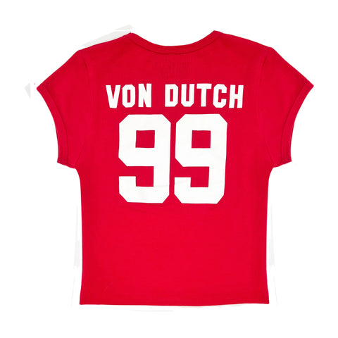Von Dutch 99 Baby Tee - Red