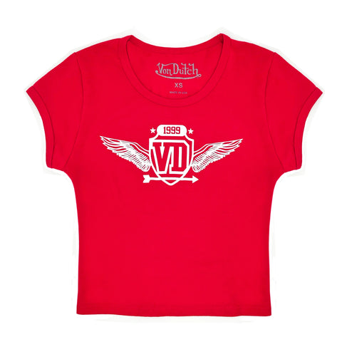 Von Dutch 99 Baby Tee - Red