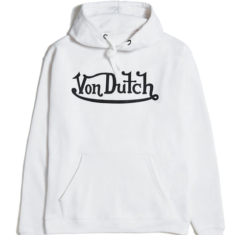Von Dutch Originals Black on White Hoodie