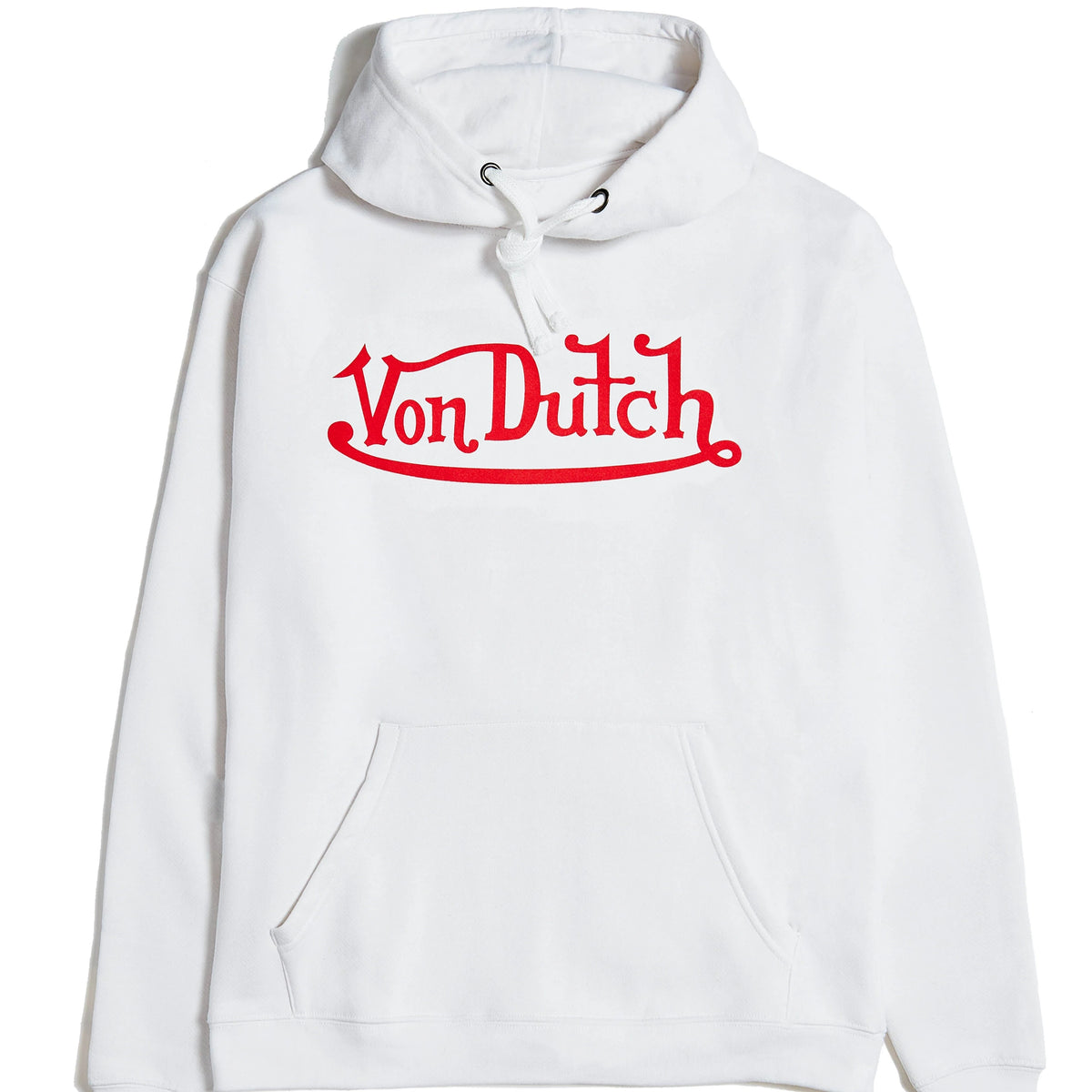 Von Dutch Originals Red on White Hoodie