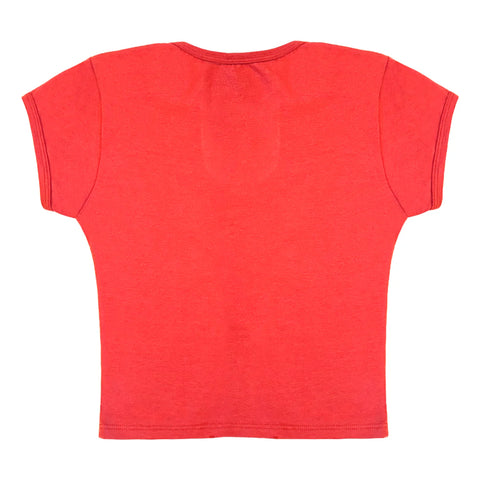 Von Dutch Red & Black Chopper Cross Baby Tee