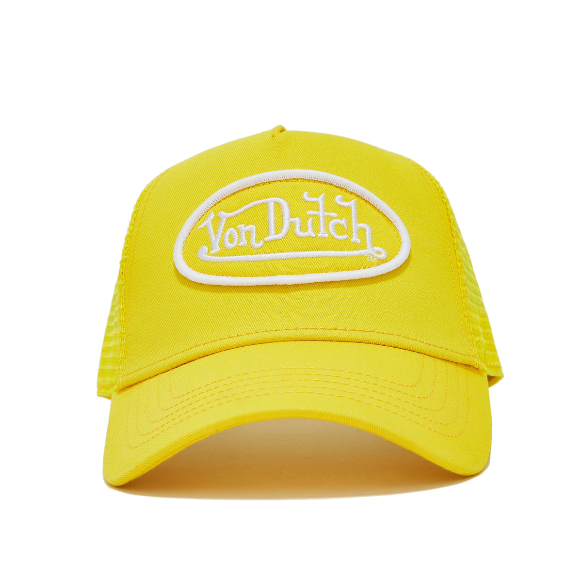Von Dutch Yellow & White Trucker Hat