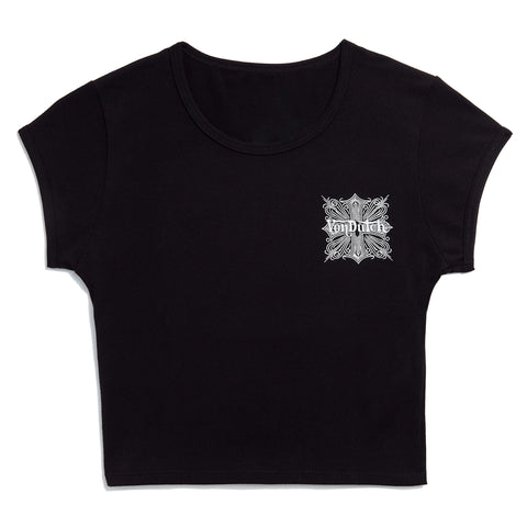 Von Dutch Black & White Chopper Baby Tee