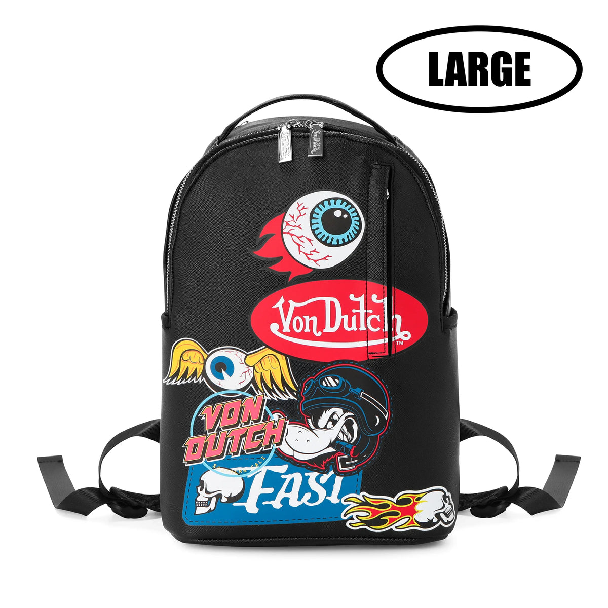 Von Dutch Large Multi-Flying Eye Backpack