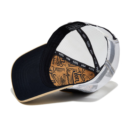 Von Dutch Navy with Tan Trucker Hat