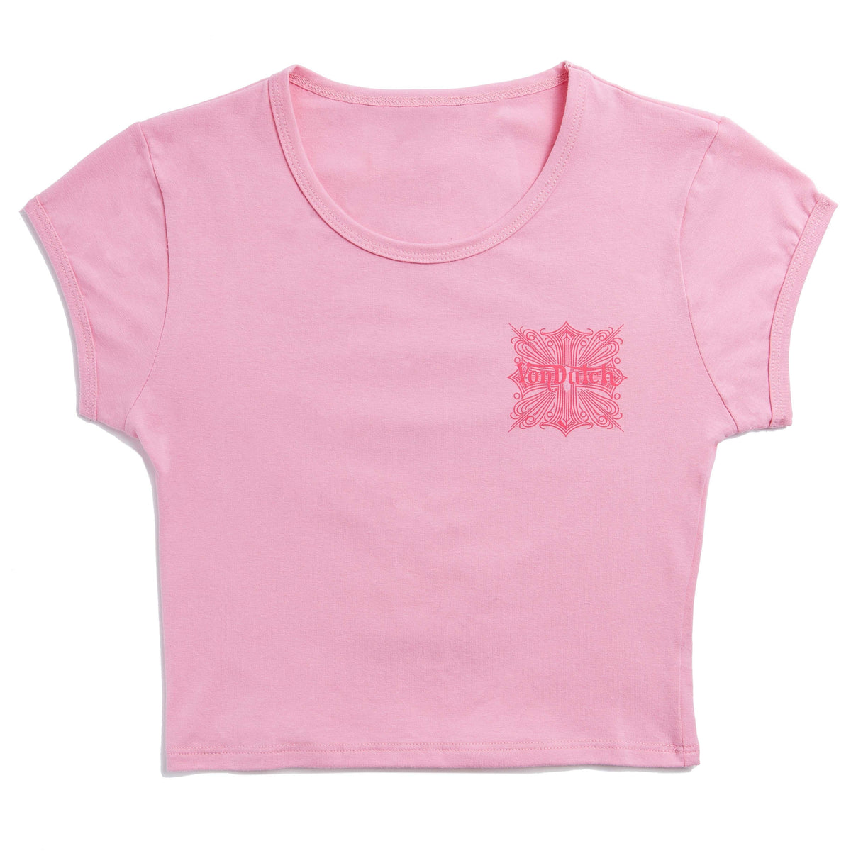 Von Dutch Pink Chopper Baby Tee