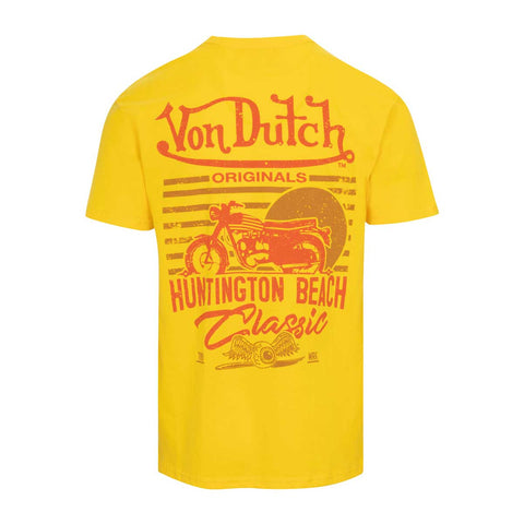 Von Dutch Authentics Huntington Beach Yellow SS Tee