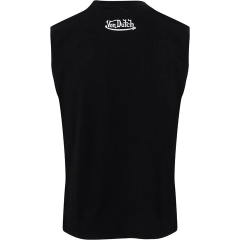 Von Dutch Originals Flying Eyeball Black Sleeveless Tee