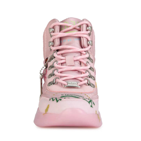 Von Dutch Women's Pink Puffer Shoe