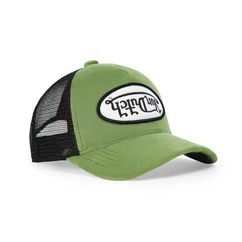 Von Dutch Kids Velvet Trucker Hat - Sage Green