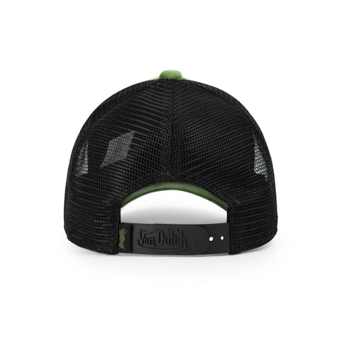 Von Dutch Kids Velvet Trucker Hat - Sage Green