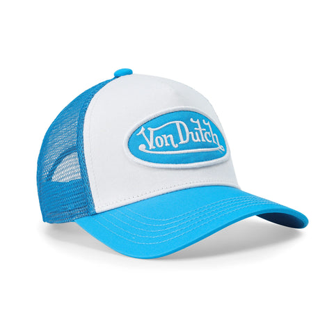 Von Dutch Kids Classic Trucker Hat - Blue & White