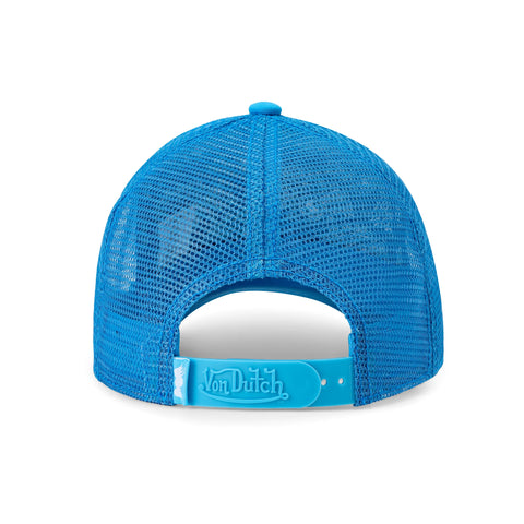 Von Dutch Kids Classic Trucker Hat - Blue & White